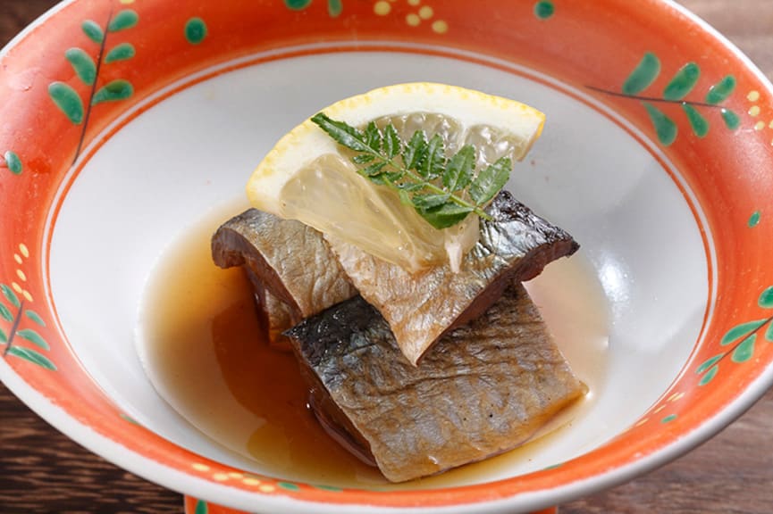 Pickled herring with Japanese pepper